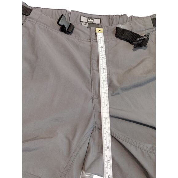 REI Convertible Hiking Pants Mid Rise Tapered Leg Lightweight Gray Womens Sz 6P - Picture 8 of 9